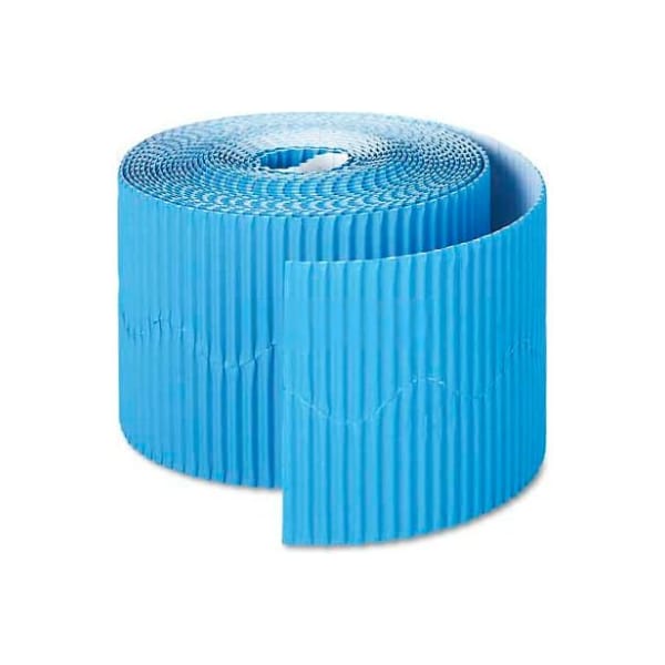 Pacon Corporation Pacon Bordette Decorative Border, 2 1/4" x 50' Roll, Brite Blue 37176 - main